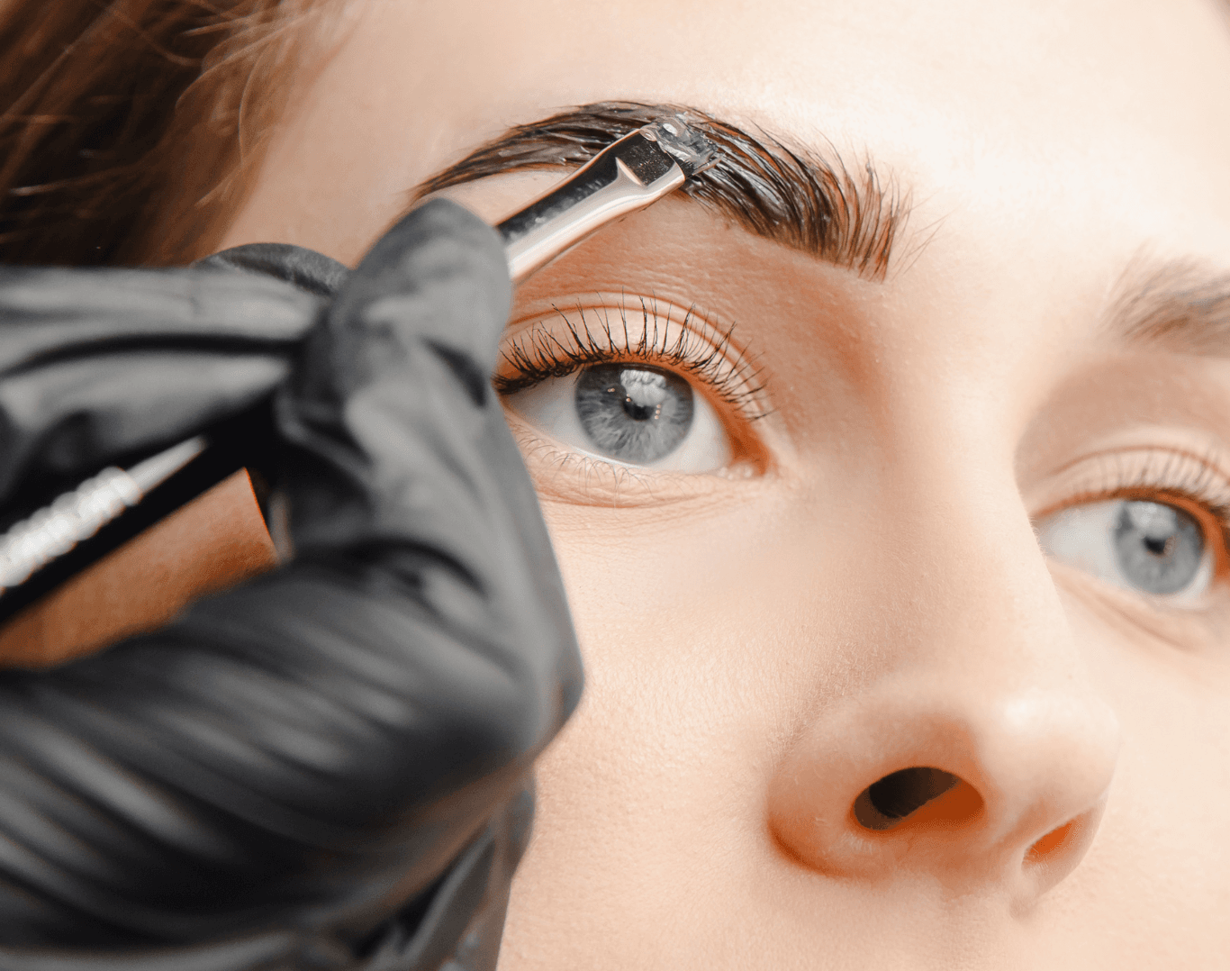 Eyebrow tinting treatment at The Beauty Spot in Wadebridge for enhanced definition