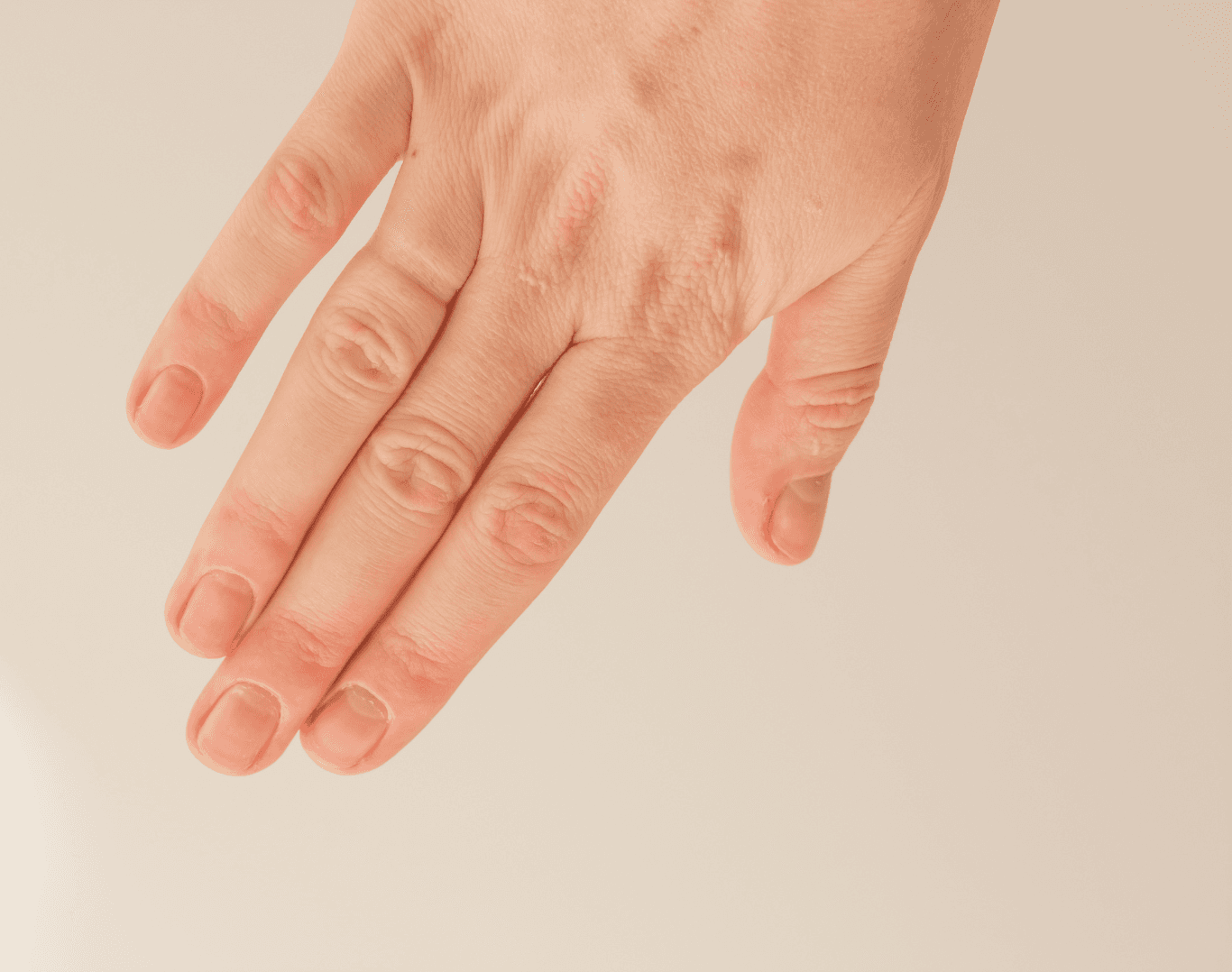 Natural nails after professional cut and shape treatment at The Beauty Spot in Wadebridge